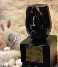 Load image into Gallery viewer, Large Marbled Glass Scented Candle
